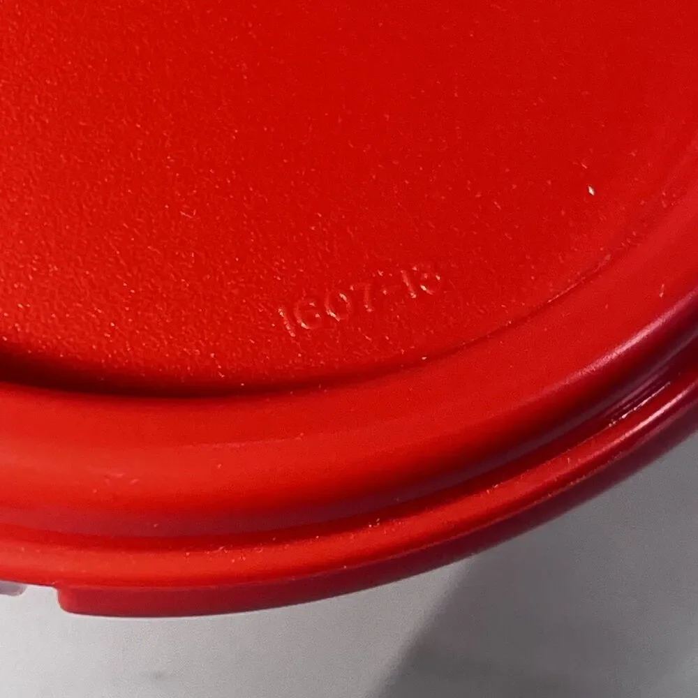 Tupperware Modular Mate Oval 4 Containers Set of 5 Red Lids 890ml Pantry Storage